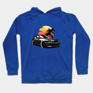 Black E39 Classic Saloon In Sunset Hoodie